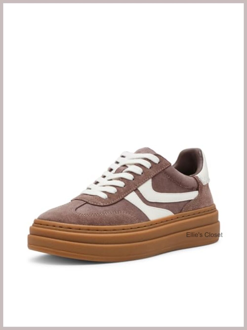 Steve Madden Women's Dodge Suede Nylon Lace-Up Platform Sneakers